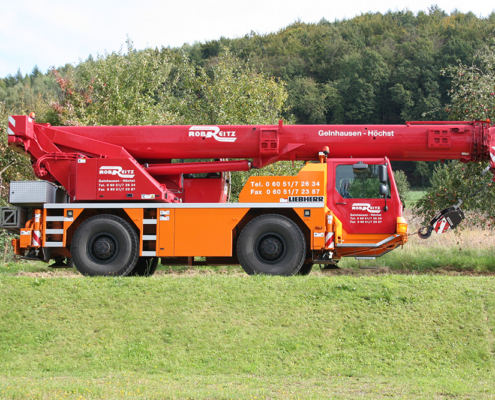 Fahrzeug aus unserem Fuhrpark | Kranvermietung Robert Reitz