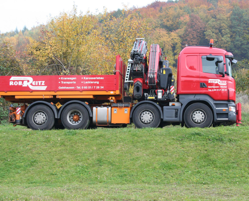 Fahrzeug aus unserem Fuhrpark | Kranvermietung Robert Reitz